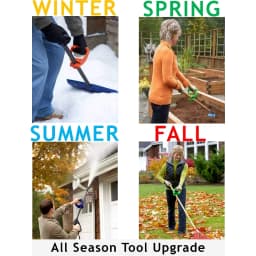 Shovel or Rake Labor-Saving Handle Attachment Shovel Work with Garden Shovels Rakes, D Grip Ergonomic Handle Replacement