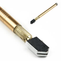1PC 175mm Portable Professional Glass Cutter Antislip Handle Glass Cutter Glass Cutter Blade Cutting Tools