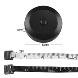 150cm Mini Tape Meter Tape Tailor Ruler Keychain Measuring Tape Clothing Size Tape Measure Portable Sewing Tools Accessory