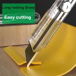 Utility Knife Box Cutter 8 In 1 Mutipurpose Stainless Steel Retractable Heavy Duty Waterproof Snap off Cutter Knife And Blades