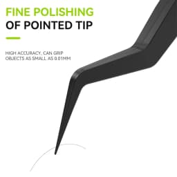 LUOWEI IS-20 3D Tweezers High Precision Flying Line Super Hard Tweezer for Soldering and IC Chip Micro-repair Pliers