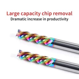 U Slot Carbide Endmill HRC65 3 Flute DLC Coating Tungsten Steen Milling Cutter 4mm 6mm 8mm 10mm 12mm CNC Tools for Aluminum