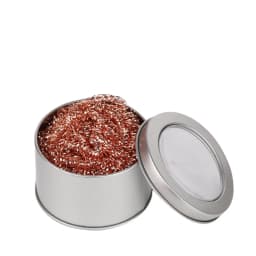 Desoldering Cleaning Ball Soldering Iron Mesh Filter Cleaning Nozzle Tip Copper Wire Cleaner Ball Metal Dross Box Clean Ball