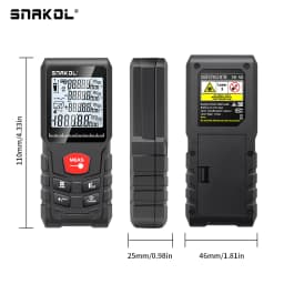 Snakol Laser Distance Meter 50m 70m 100m 120m Rangefinder Profesional Range Finder Digital Tape Measure Ruler Test Tools