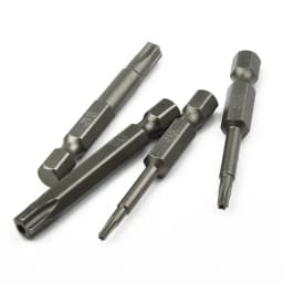 8pcs 50mm 5 Point Torx Drive Bit Set 1/4" Hex Shank Electric Screwdriver Bit Kit T8-T40 Power Tools With Center Hole