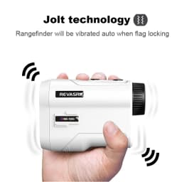 REVASRI Golf Laser Rangefinder 600Yards/1000Yards Range Finder with Slope Switch Flag Lock Vibration for Golf Tournament Legal