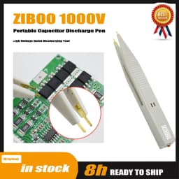 ZIBOO 1000V Portable Capacitor Discharge Pen High Voltage Quick Discharging Tool