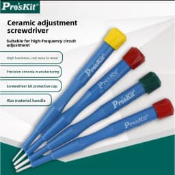 Pro'skit Small Precision Cross and Flat Screwdrivers for Delicate Repairs of Mobile Phones Clocks and Eyeglasses