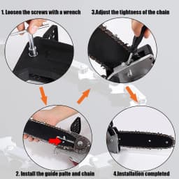 6 Inch Chainsaw Chain 1/4" Pitch .043" Gauge 37 Drive Links Pole Saw Chain Mini Electric Steel Chainsaw Chains Replacement