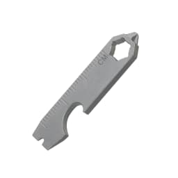 Multi-functional Mini Stainless Steel Crowbar Bottle Opener Scale Hexagonal Wrench EDC Outdoor Tool Camping Equipment