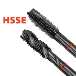 HSSE JIS Standard With OX Spiral Pointed Taps M2M3M4M5M6M8M10M12M14M16M18M20M22M24 Spiral Fluted Tap Machine Screw Thread Taps