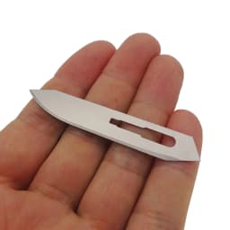 20Pcs Sharp No. 60 Industrial Surgical Blades High Carbon Steel Handicraft Outdoor Enthusiasts Individually Packaged