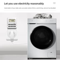 Digital Electronic Timer Switch Socket Kitchen Timer Outlet 24 Hour Programmable Timing Socket EU UK AU US BR FR IT TH Plug