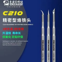 Mechanic C210 Soldering Iron Tips 210 Tips for JBC T210-A T210-NA Sugon T26/T26D Soldering Handle Soldering Station Welding Tip