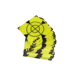 100pcs Size 60x60 20 30 40 50mm Reflector Sheet For Total Station Survey Geography Fluorescent Green Triangle Reflective Sticker