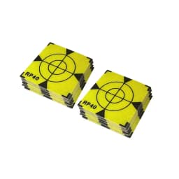 100pcs Size 60x60 20 30 40 50mm Reflector Sheet For Total Station Survey Geography Fluorescent Green Triangle Reflective Sticker