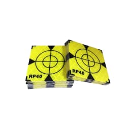 100pcs Size 60x60 20 30 40 50mm Reflector Sheet For Total Station Survey Geography Fluorescent Green Triangle Reflective Sticker