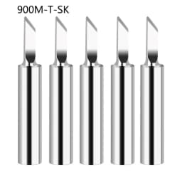 5Pcs 900M-T Soldering Iron Tips IS/I/B/K/SK/2.4D/3.2D/1C/2C/3C/4C Lead-Free Welding Tips Head