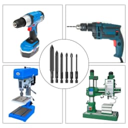 1Pc Diamond Drill Bits Hole Saw Set For Tile Concrete Brick Glass Ceramic Wood Metal Stone 4-12mm Woodworking Tools Dropshipping
