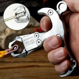 Stainless Steel Fish Dart Releaser Hunting Slingshot Accessories Slingshots Release Grip Shooting Steel Ball Releaser