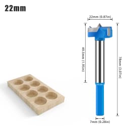 16-50mm Hinge Boring Forstner Drill Bit Hole Saw Cutter Tungsten Carbide Woodworking Drill Bits Set for Wood Plastic Plywood