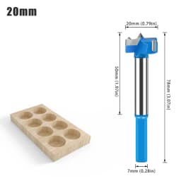 16-50mm Hinge Boring Forstner Drill Bit Hole Saw Cutter Tungsten Carbide Woodworking Drill Bits Set for Wood Plastic Plywood