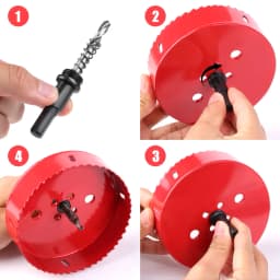1pc 100-200mm M42 Bi-Metal Drill Bit HSS Hole Saw for Metal Iron Aluminum Stainless Plastic DIY Wood Cutter Tools
