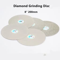 1 pcs 8 Inch 200mm Diamond Grinding Disc Coated Flat Lap Wheel Polishing Wheels Jewelry Grinding Polished Disc 46-2000 Grit