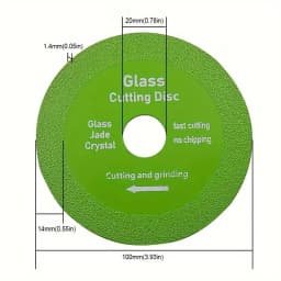 1/2/5Pcs Glass Cutting Disc 100mm x22.23mm Ultra-thin Saw Blade Diamond Jade Wine Bottle Ceramic Polish Angle Grinder Machine