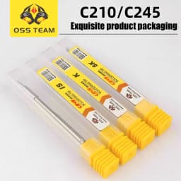 OSS TEAM C210 C245 C115 Tip for Soldering Iron Replacement Press-on Tips Welding Equipment Tool Cautin Sting for T210 T245 T80P
