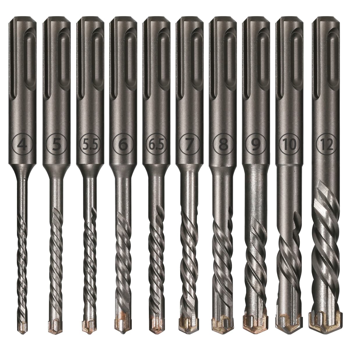 1Pc Concrete SDS Plus 4-12mm Bit Cross Cutter Head Double Auger Hammer 110mm Wall Brick Block Electric Hammer Masonry Bit