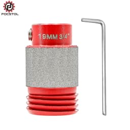 FOCSTOL Stained Glass Grinder Bit Head Tools 1 3/4 1/4 1/8 Inch Grinder Bits Head Tools Set Glass Drill Bits