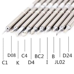 T12 Electric Soldering Iron Tips T12-K B2 BL I ILS JL02 D24 KF BC2 BC3 C4 Tip Kits For Hakko FX951 Micro DIY Soldering Station