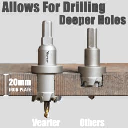 12-300mm TCT Hole Saw Carbide Tipped Hole Cutter With Titanium-Plated Pilot Drill Bit For Metal Stainless Steel Iron And Wood