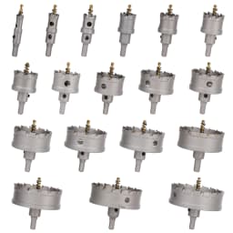 12-300mm TCT Hole Saw Carbide Tipped Hole Cutter With Titanium-Plated Pilot Drill Bit For Metal Stainless Steel Iron And Wood