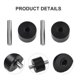 2pcs Vacuum Cleaner Wheels Wet Dry Vacuum Cleaner Accessories Wheels Parts Replace Worn-out Or Damaged Wheels