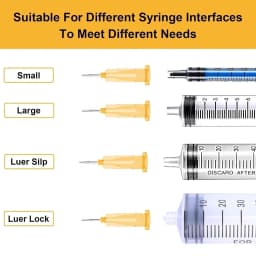 100PCS 25G 30G 32G 33G 34GPainless Needle 4/6/13mm Beauty Ultrafine Piercing Transparent Syringe Injection Glue Clear Tip Cap