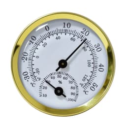 Mini Stainless Steel Thermometer Hygrometer Street Thermometers Thermo-hygrometer Measuring Instruments Tool for Home Supply