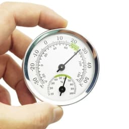 Mini Stainless Steel Thermometer Hygrometer Street Thermometers Thermo-hygrometer Measuring Instruments Tool for Home Supply