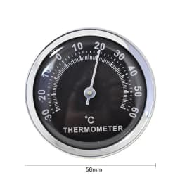 Mini Stainless Steel Thermometer Hygrometer Street Thermometers Thermo-hygrometer Measuring Instruments Tool for Home Supply