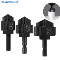 PPR Lifting Flat Drill Hexagonal 20/25/32 Step Drill for Repairing Internal Leakage and Connecting Water Pipe Tool
