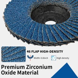3Pcs Flap Discs 3inch 76mm Angle Grinder Sanding Discs 60 Grit Grinding Wheel Metal Plastic Wood Removal Abrasive Tool