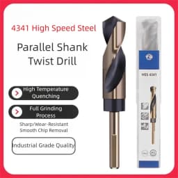 TG High Speed Steel 4341 Metal Parallel Shank Twist Drill Bits Mini Shank Drill for Stainless Steel Drilling Machineworking Tool