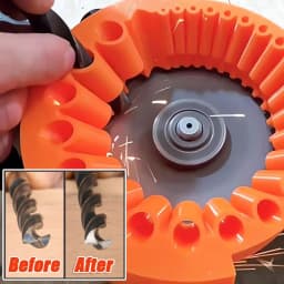 1 drill grinding and polishing auxiliary tool, 25-hole thickened 115/125 angle grinder accessories, drill refurbishment tool