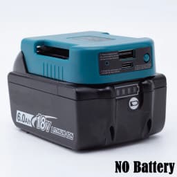 NEW For Makita 18V With USB With Type-C Battery Holder For Makita 18V Battery BL1840 BL1850 BL1860 Charger Adapter Fast Charging