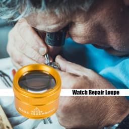 30X 36mm Magnifying Glass K9 Optical Lens Monocle For Watch Jewelry Coin Stamps Precision Work Inspection Loupe Tool