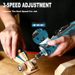 12v Brushless Angle Grinder Electric Grinder Small Handheld Electric Grinder Jade Grinding Polishing Cutting Engraving Tool