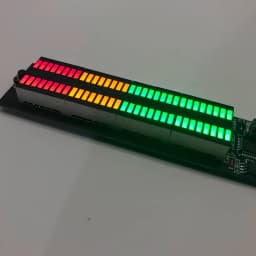 Multi-mode 32LED Level Indicator Music Spectrum Display Atmosphere Light Stereo Audio Rhythm Lamp VU Meter DC 12V 24V CAR Player