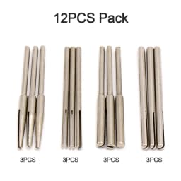10PCS/12PCS 2.35mm 3mm Shank Sandpaper Clamp Split Mandrels Long Abrasive Holder Clip Rod For Rotary Tools