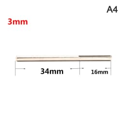 10PCS/12PCS 2.35mm 3mm Shank Sandpaper Clamp Split Mandrels Long Abrasive Holder Clip Rod For Rotary Tools